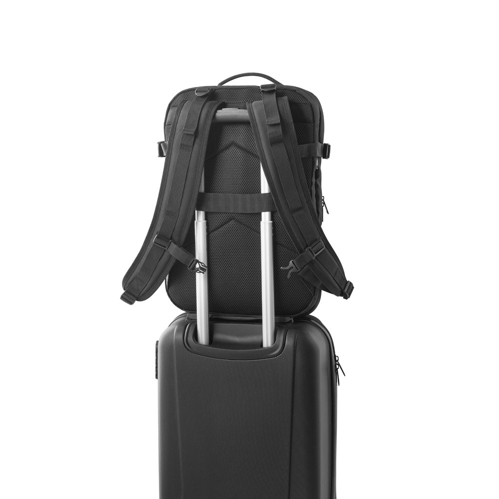 Dallas. High-Density Recycled 600D Polyester Travel Backpack For 17'3" Laptop