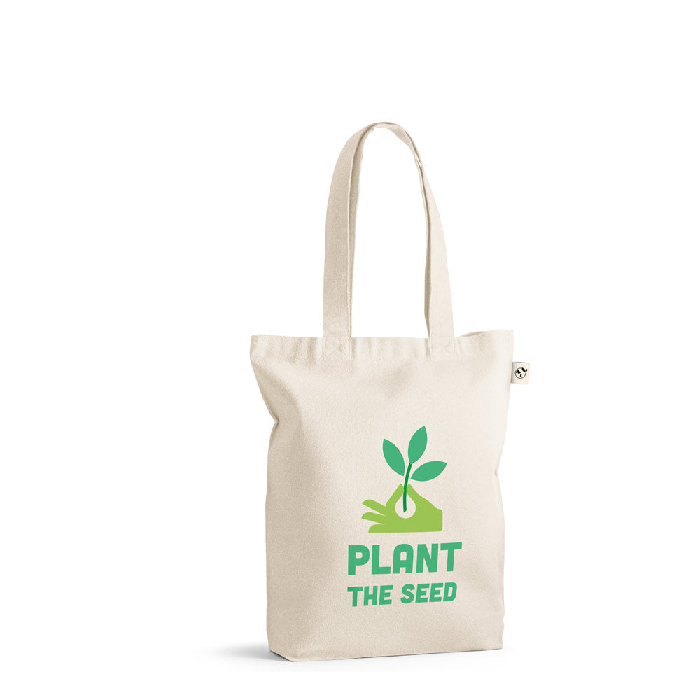 Girona. Cotton (50%), Recycled Cotton (30%) And Polyester (20% Rpet) Bag (220 G/ M²)