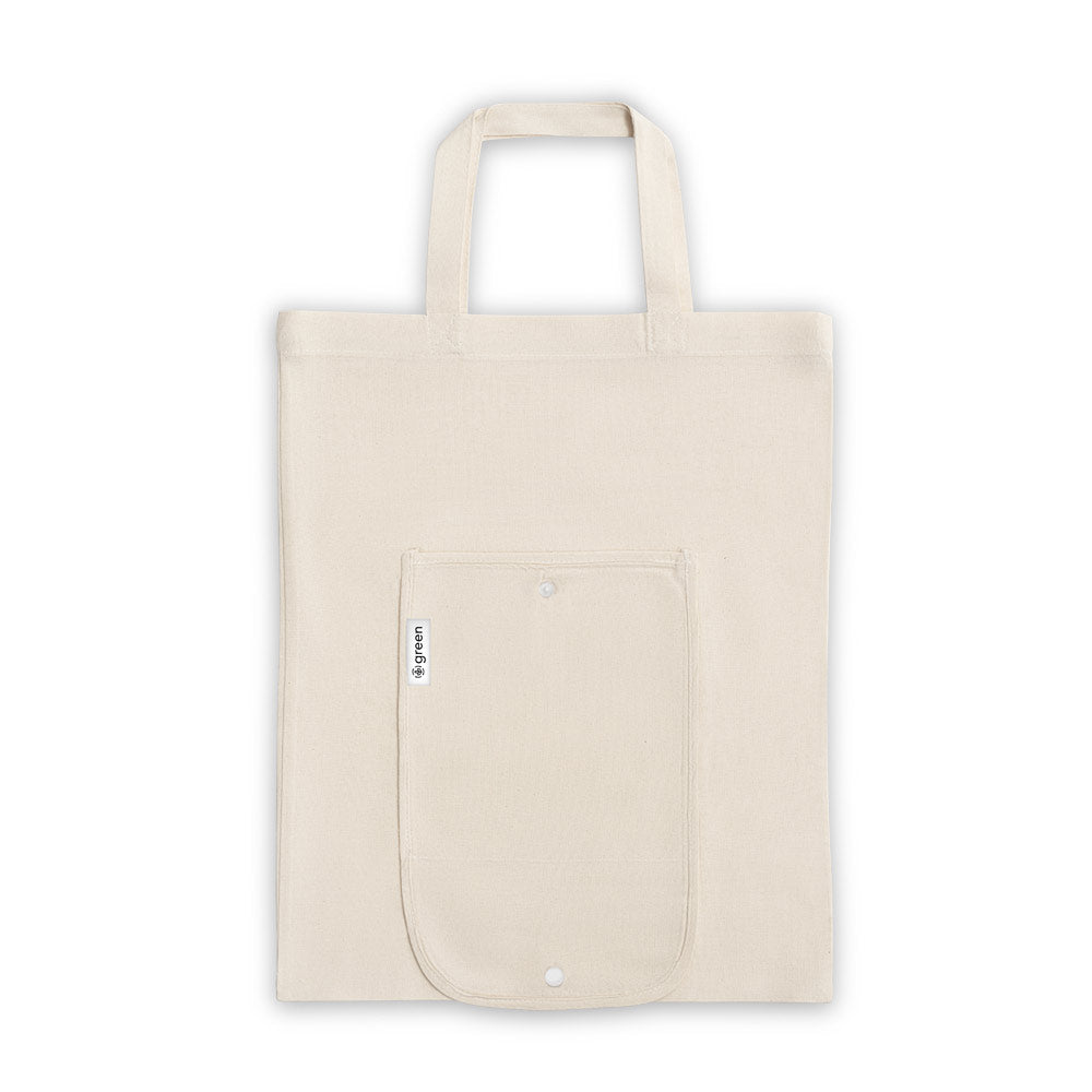 Beirut. Foldable Bag In Cotton (50%), Recycled Cotton (30%) And Polyester (20% Rpet) (140 G/M²)
