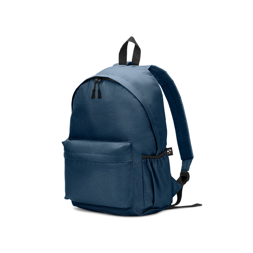 Rosario. Classic Backpack With A Timeless Design In 600D Recycled Polyester