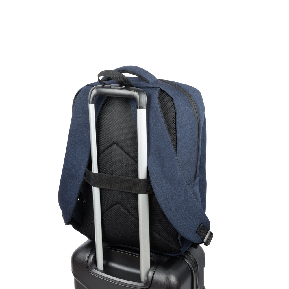 Coventry. 15.6" Fully Padded Laptop Backpack In 300D Recycled High-Density Polyester And 210D Recycled Polyester Lining