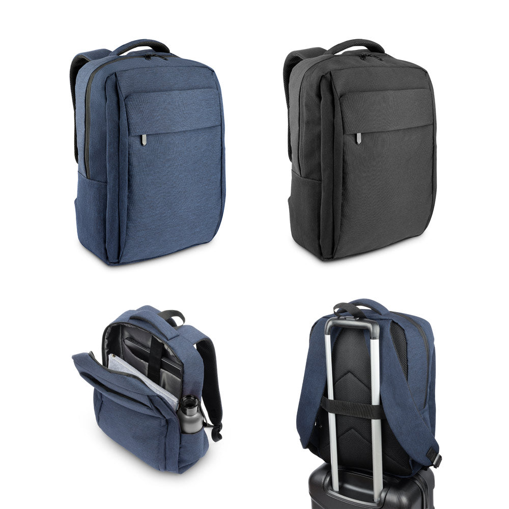 Coventry. 15.6" Fully Padded Laptop Backpack In 300D Recycled High-Density Polyester And 210D Recycled Polyester Lining