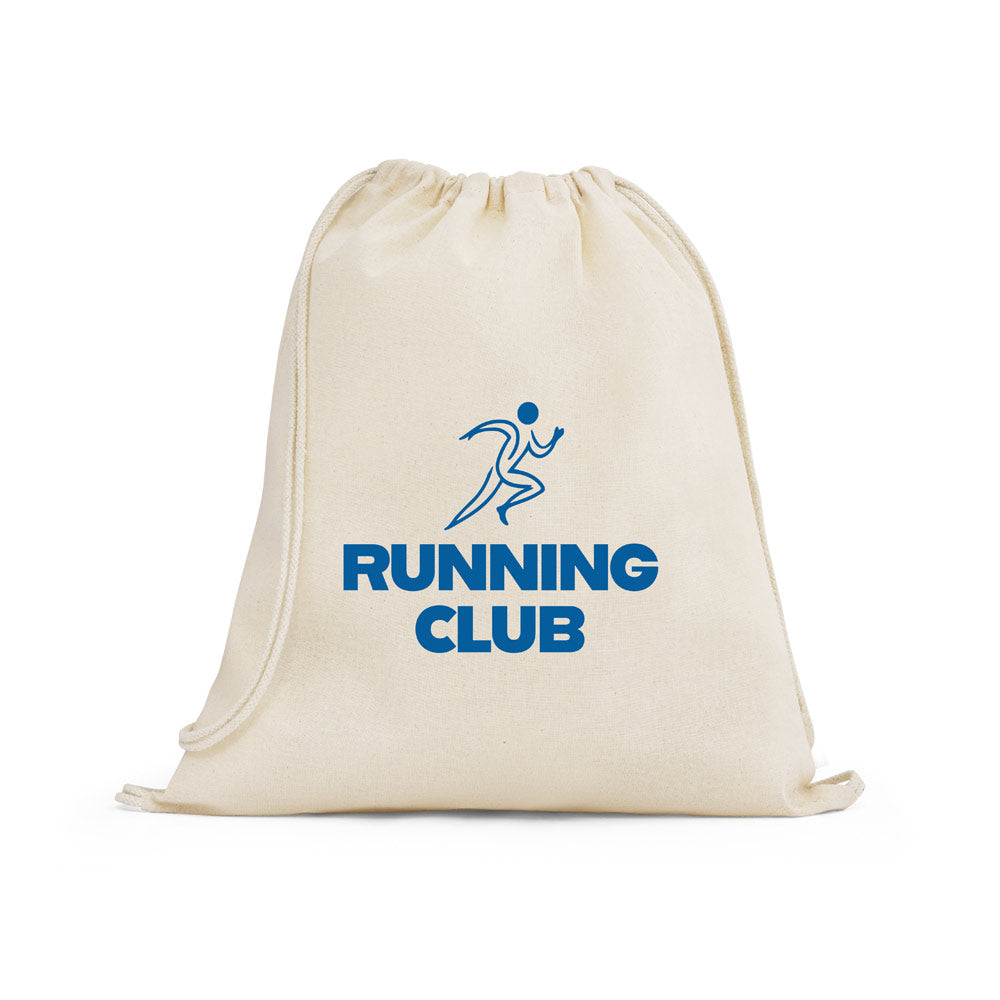 Dahab. 100% Cotton Drawstring Bag (140 G/M²)