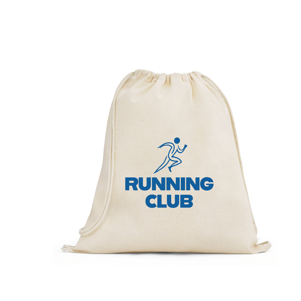 Dahab. 100% Cotton Drawstring Bag (140 G/M²)
