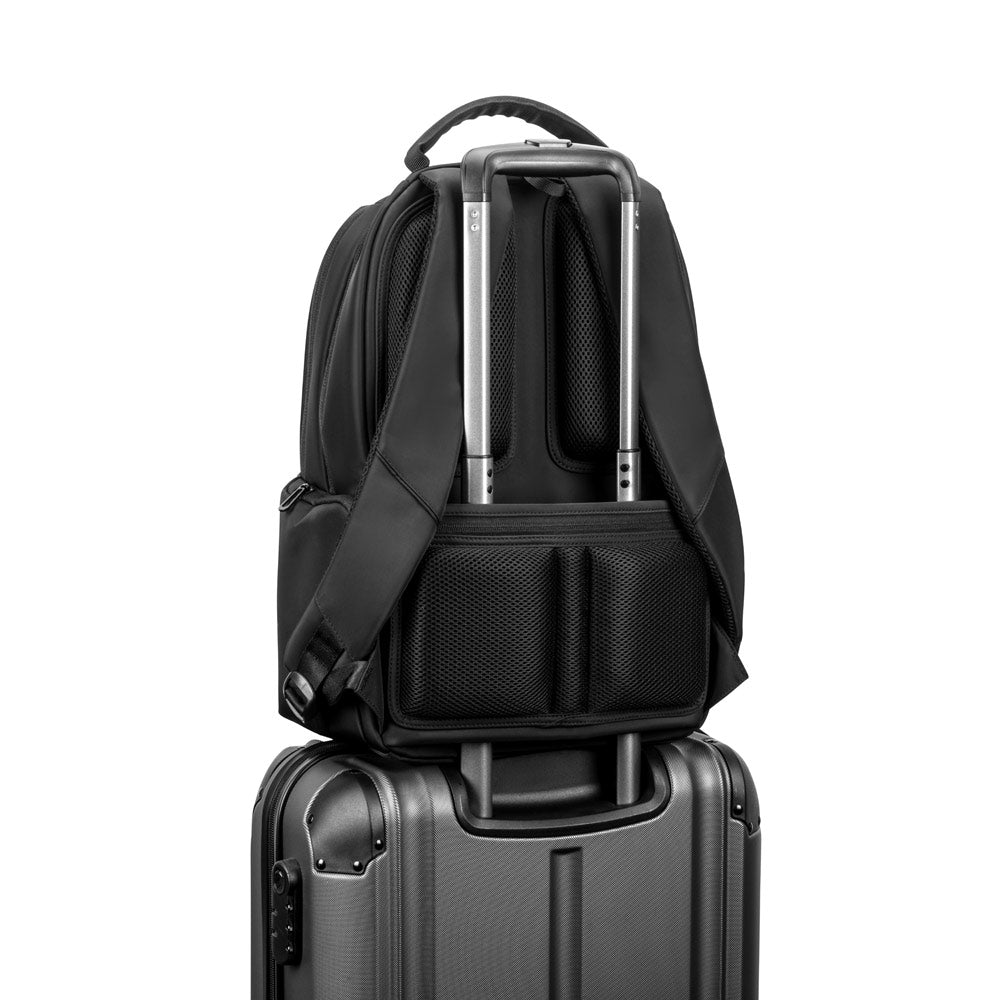 Boston Solid. 17" Laptop Rucksack Made From 150D Nylon With 2 Padded Compartments