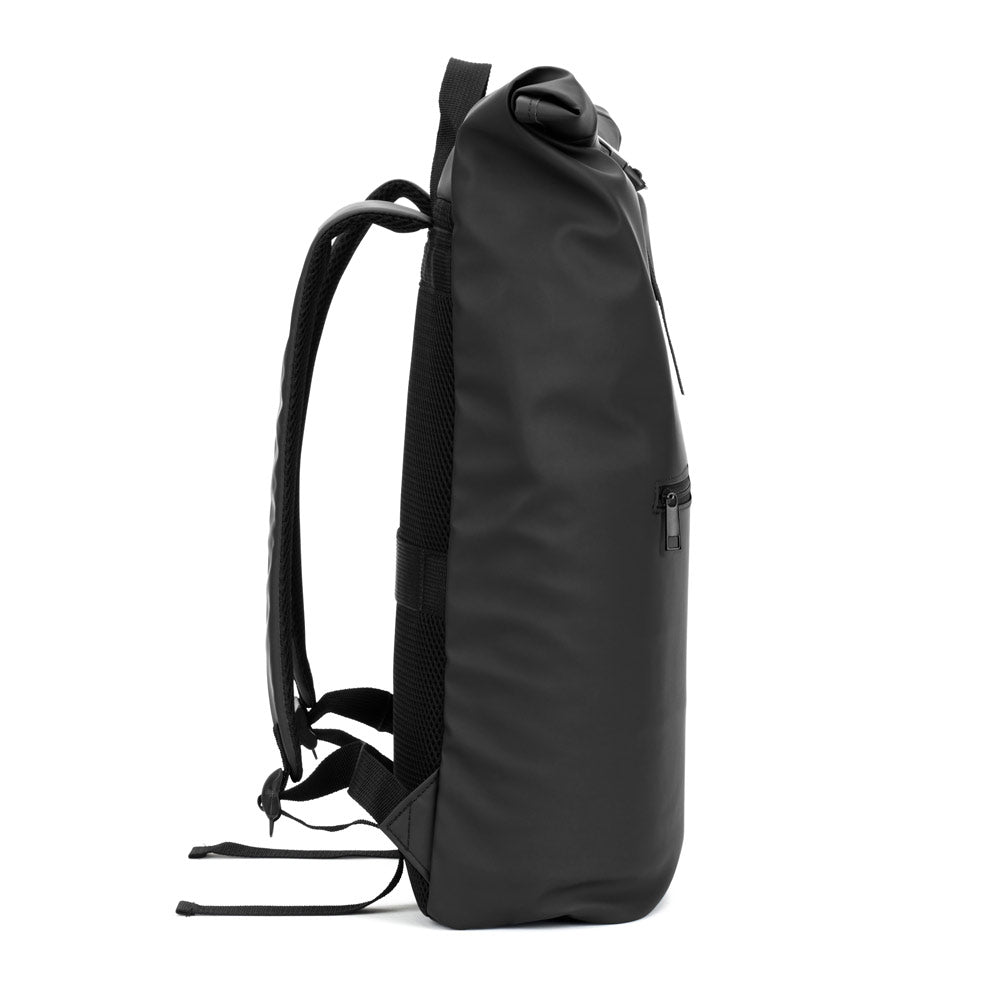 Portland. The Pu Roll Top Backpack With A 16" Laptop Pocket