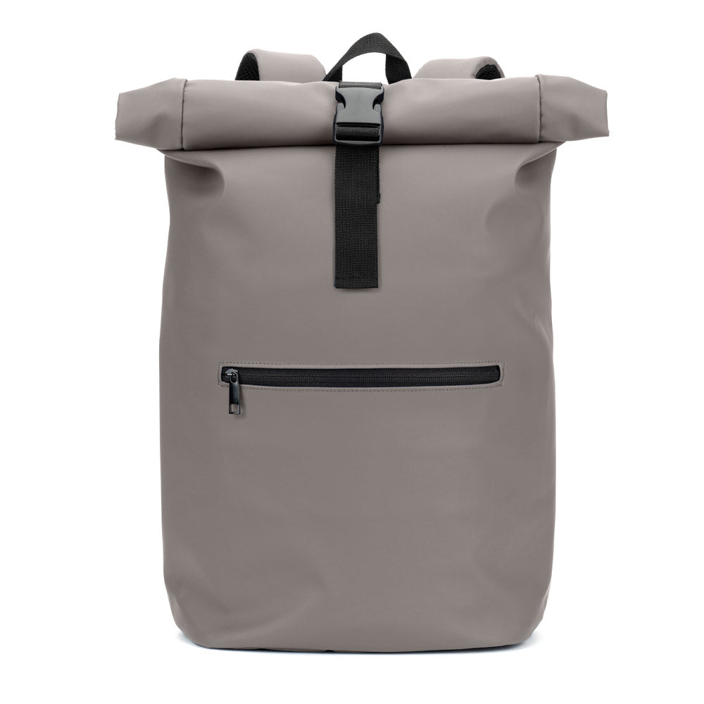 Portland. The Pu Roll Top Backpack With A 16" Laptop Pocket