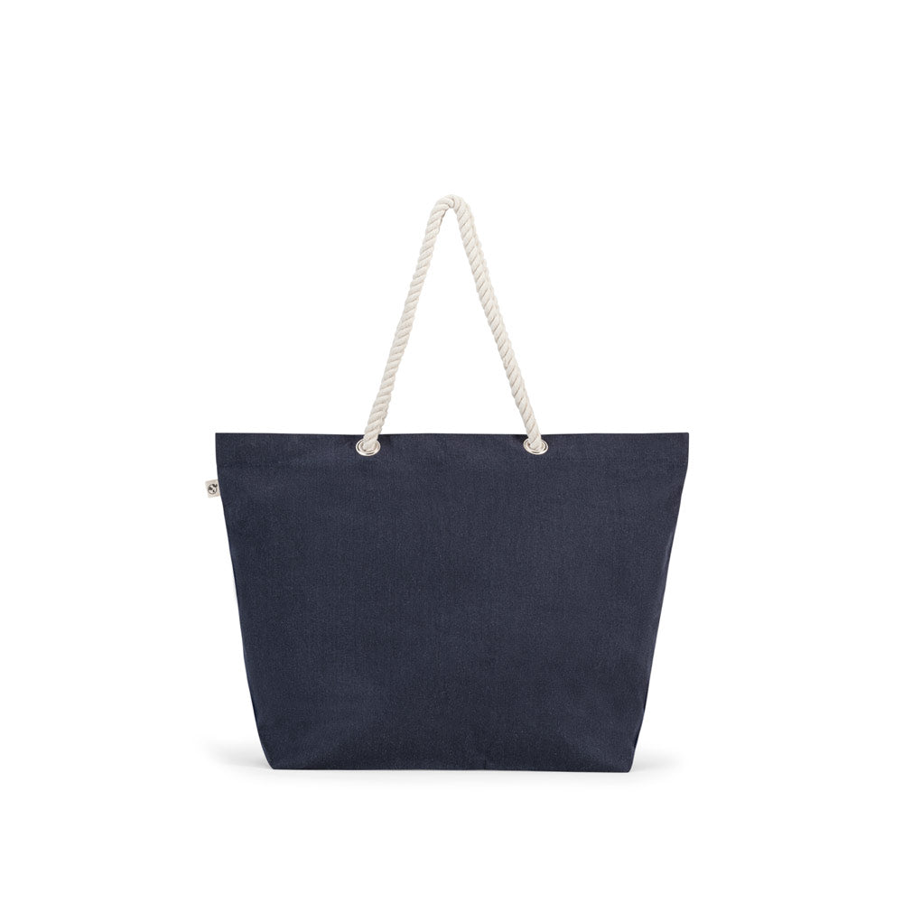 Athens. Beach Bag In Recycled Cotton (70%) And Recycled Polyester (30%) (220 G/M²)