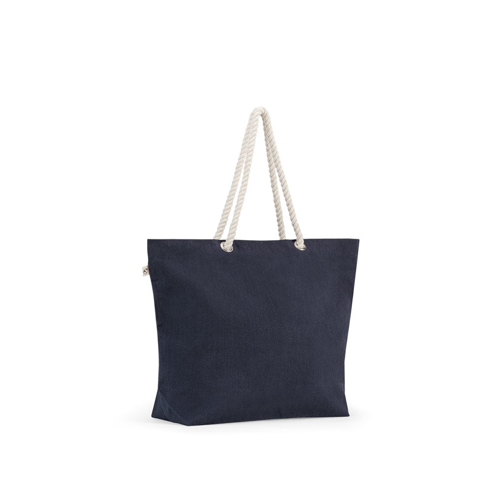 Athens. Beach Bag In Recycled Cotton (70%) And Recycled Polyester (30%) (220 G/M²)