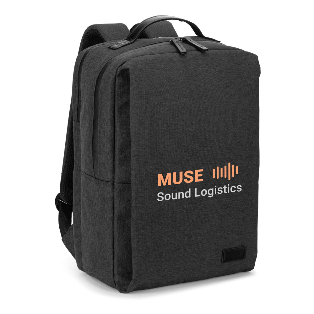 Glasgow. Laptop Rucksack (17") Made From High-Density 600D Recycled Polyester (20L)