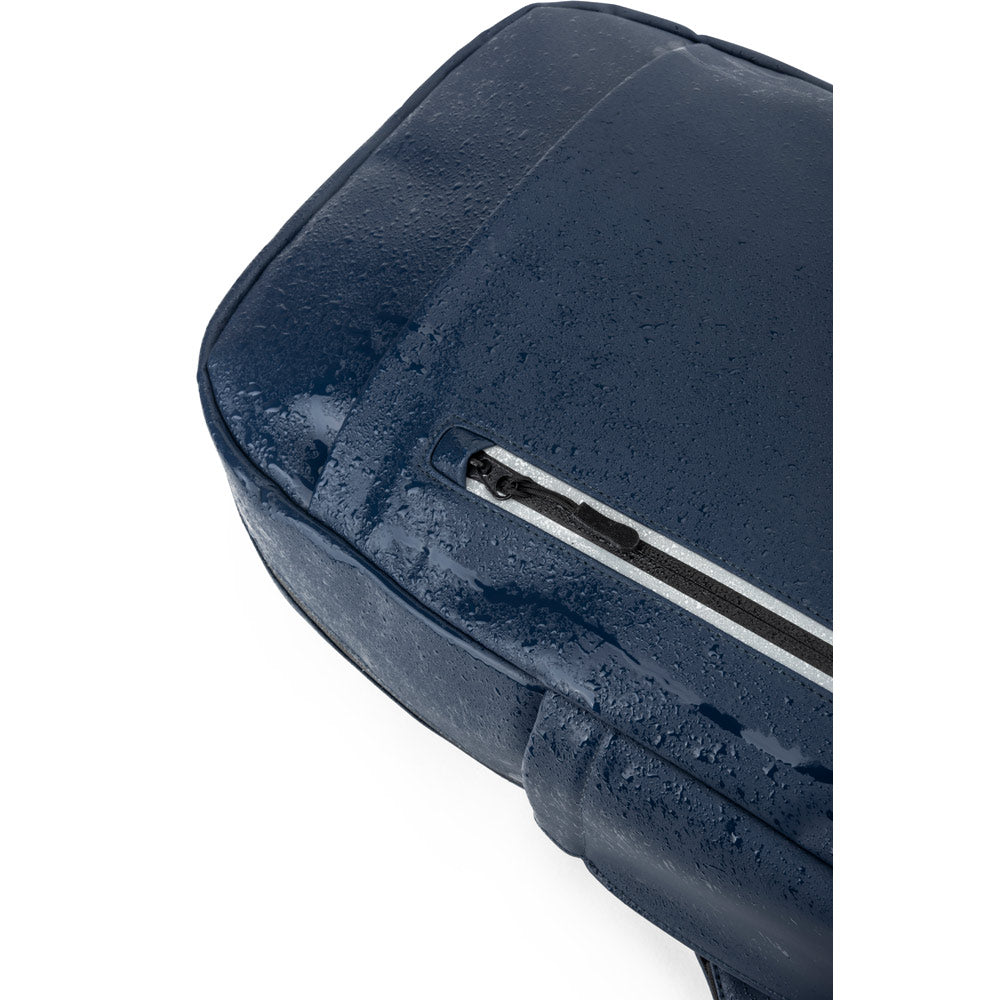 Noumea. Pu Laptop Rucksack (16"), With Water-Resistant Zips