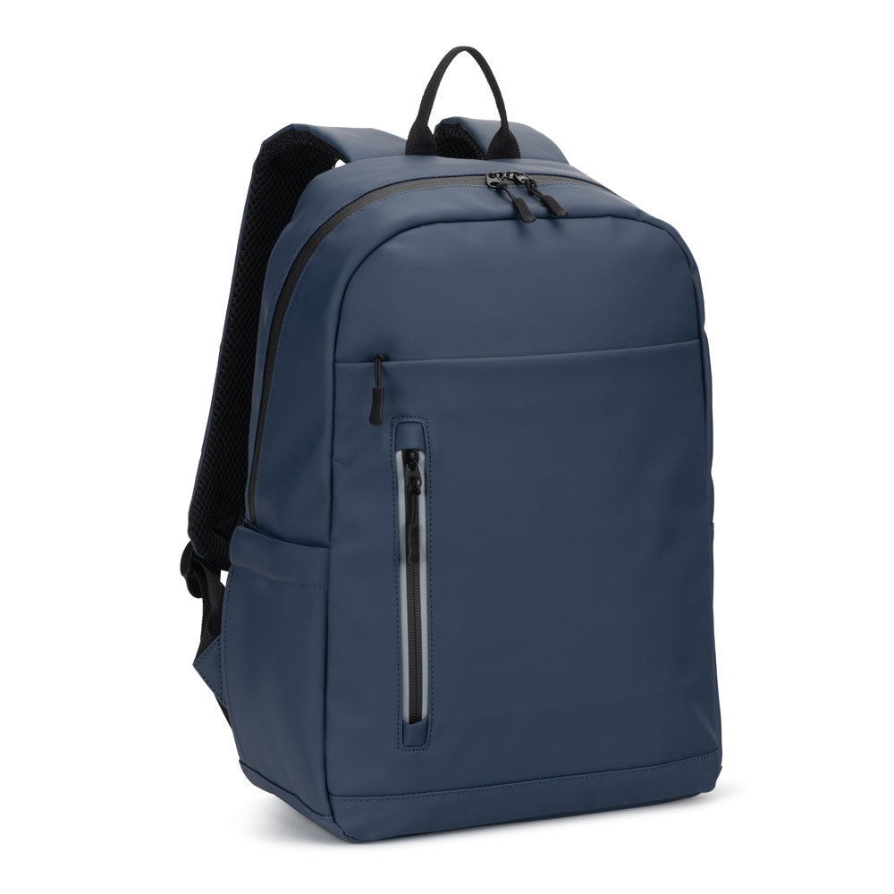 Noumea. Pu Laptop Rucksack (16"), With Water-Resistant Zips