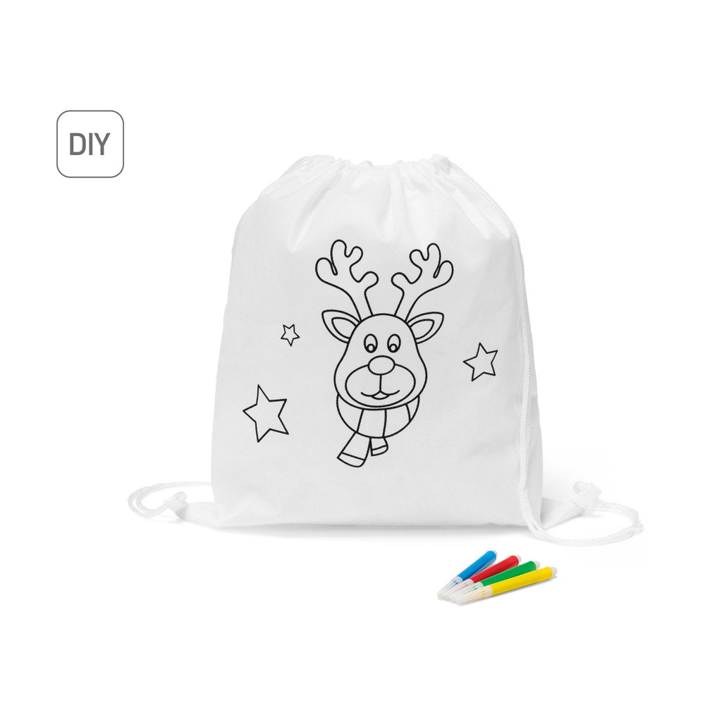 Glencoe. Children's Colouring Drawstring Bag