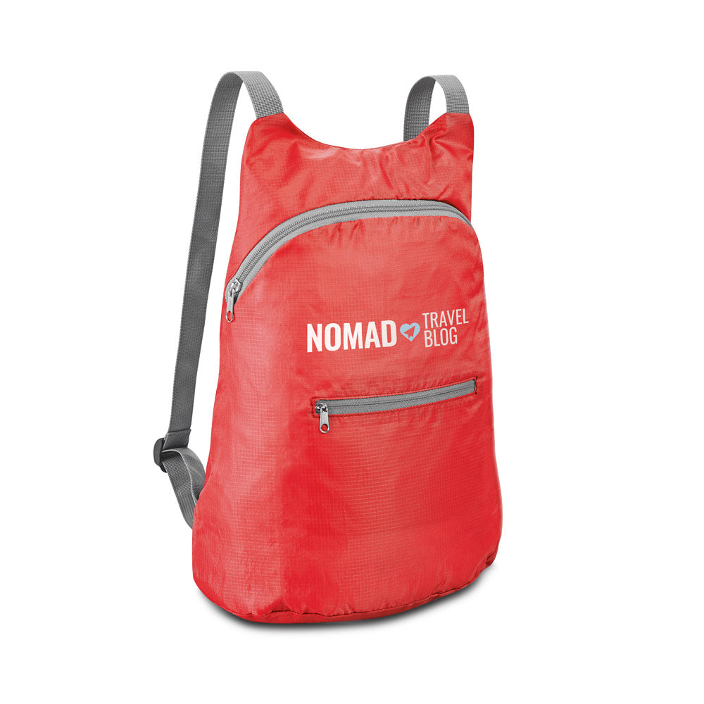 Barcelona. 210D Ripstop Polyester Foldable Backpack