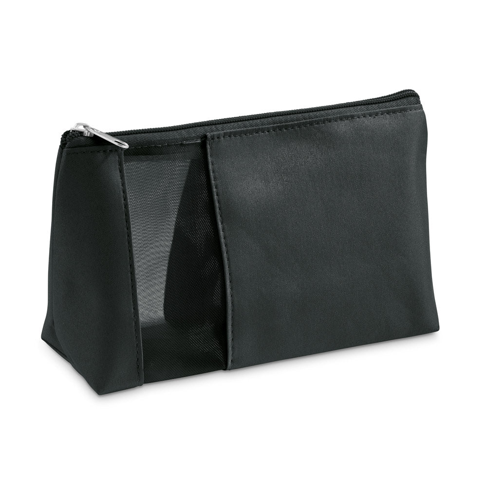 Annie. Microfibre And Mesh Cosmetic Bag
