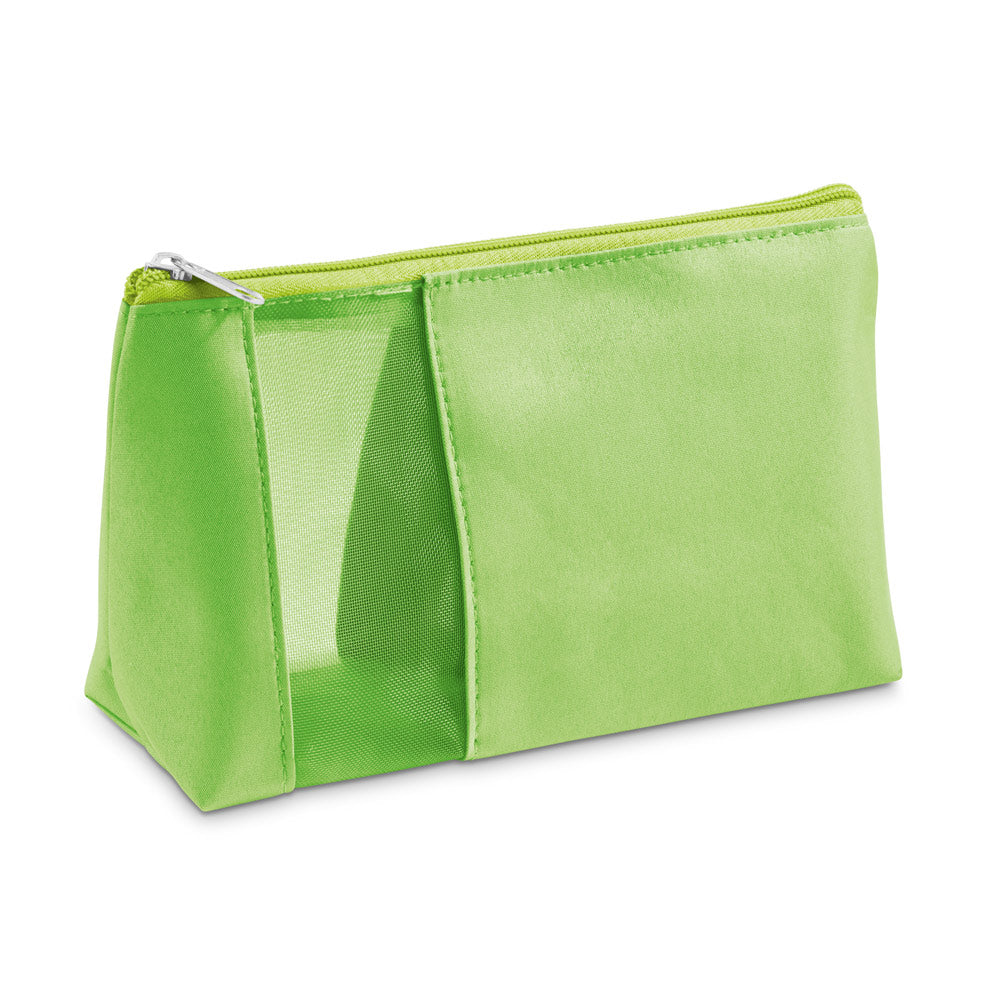 Annie. Microfibre And Mesh Cosmetic Bag