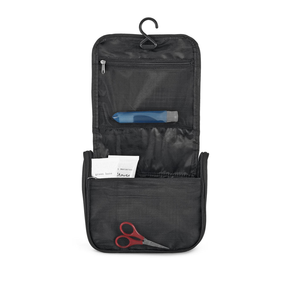 Willis. Microfibre Toiletry Bag With Several Pockets
