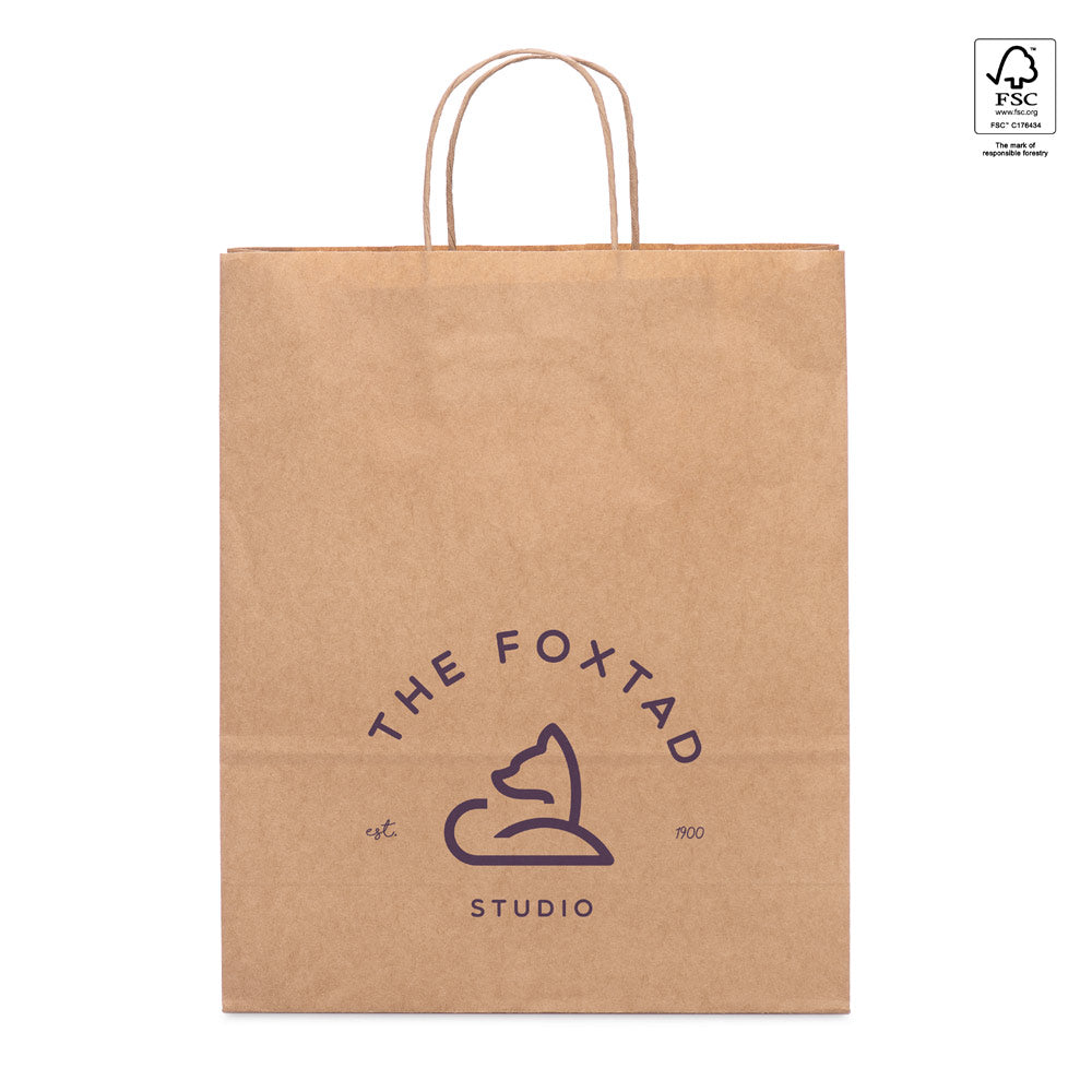 Tayla. Paper Kraft Bag (115 G/M²)