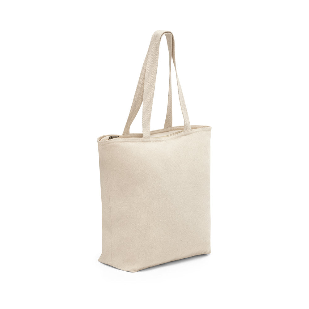 Hackney. 100% Cotton Bag With Zipper (280 G/M²)