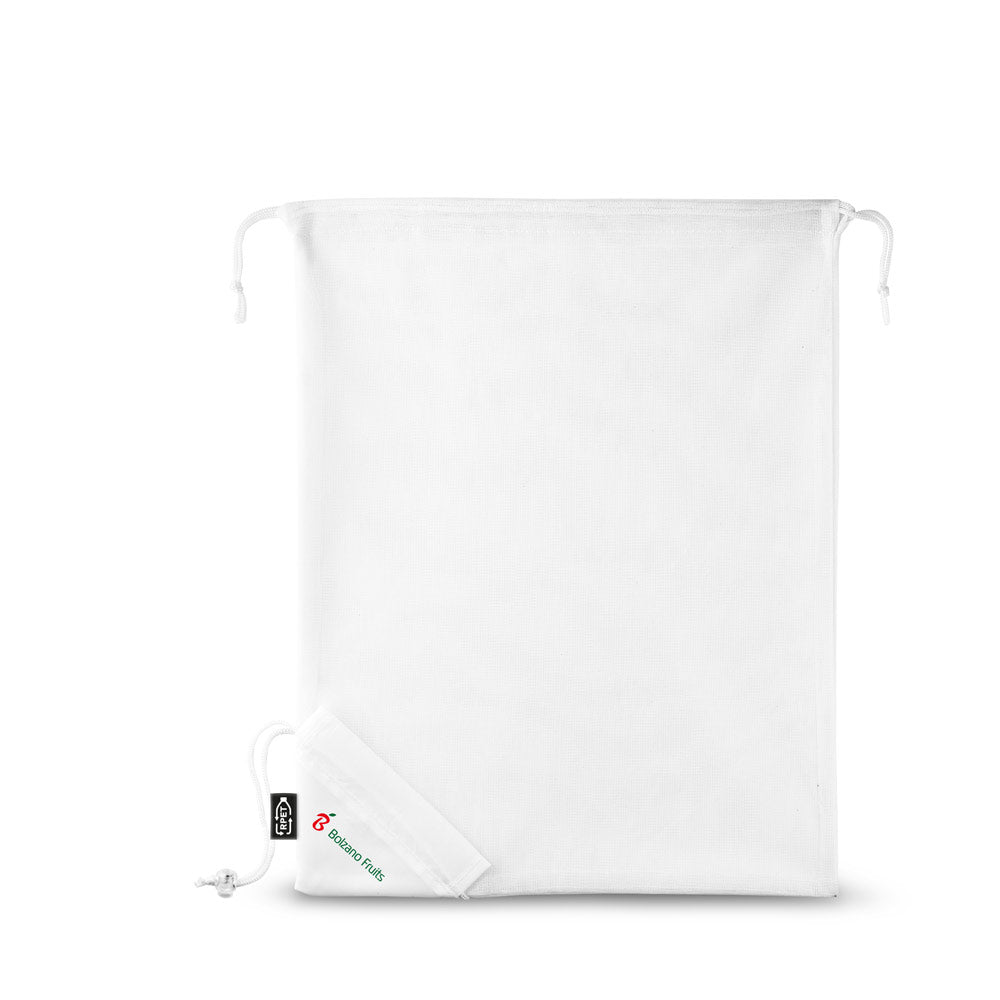 Bolzano. Foldable Bag Made Of Mesh And 190T Recycled Polyester (100% Rpet)