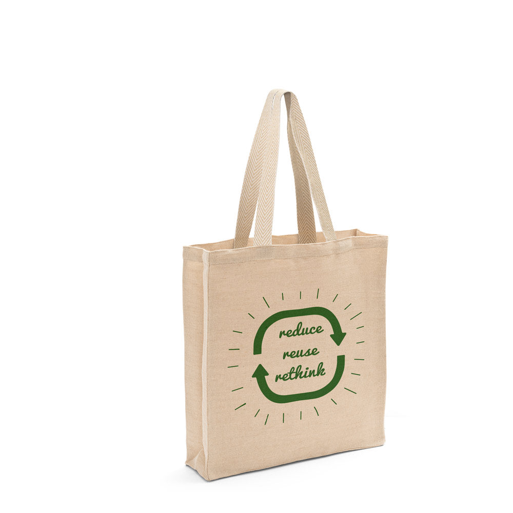 Padova. Juco Bag (275 G/M²) With Inner Pocket In 100% Cotton (120 G/M²)