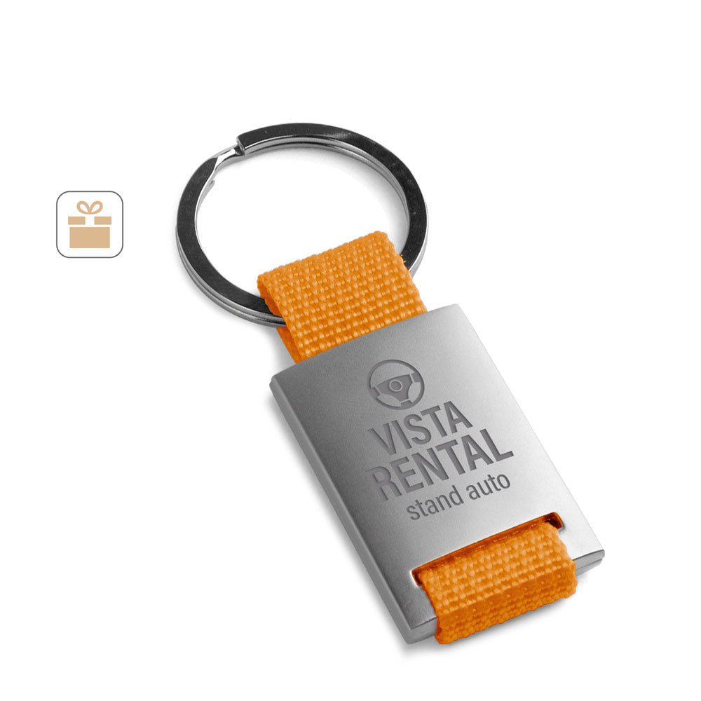 Gripitch. Metal And Webbing Keyring