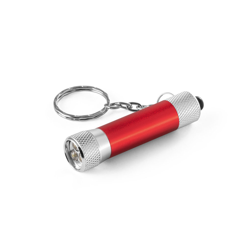 Lergan. Aluminium Keyring With A 3 Led Flashlight