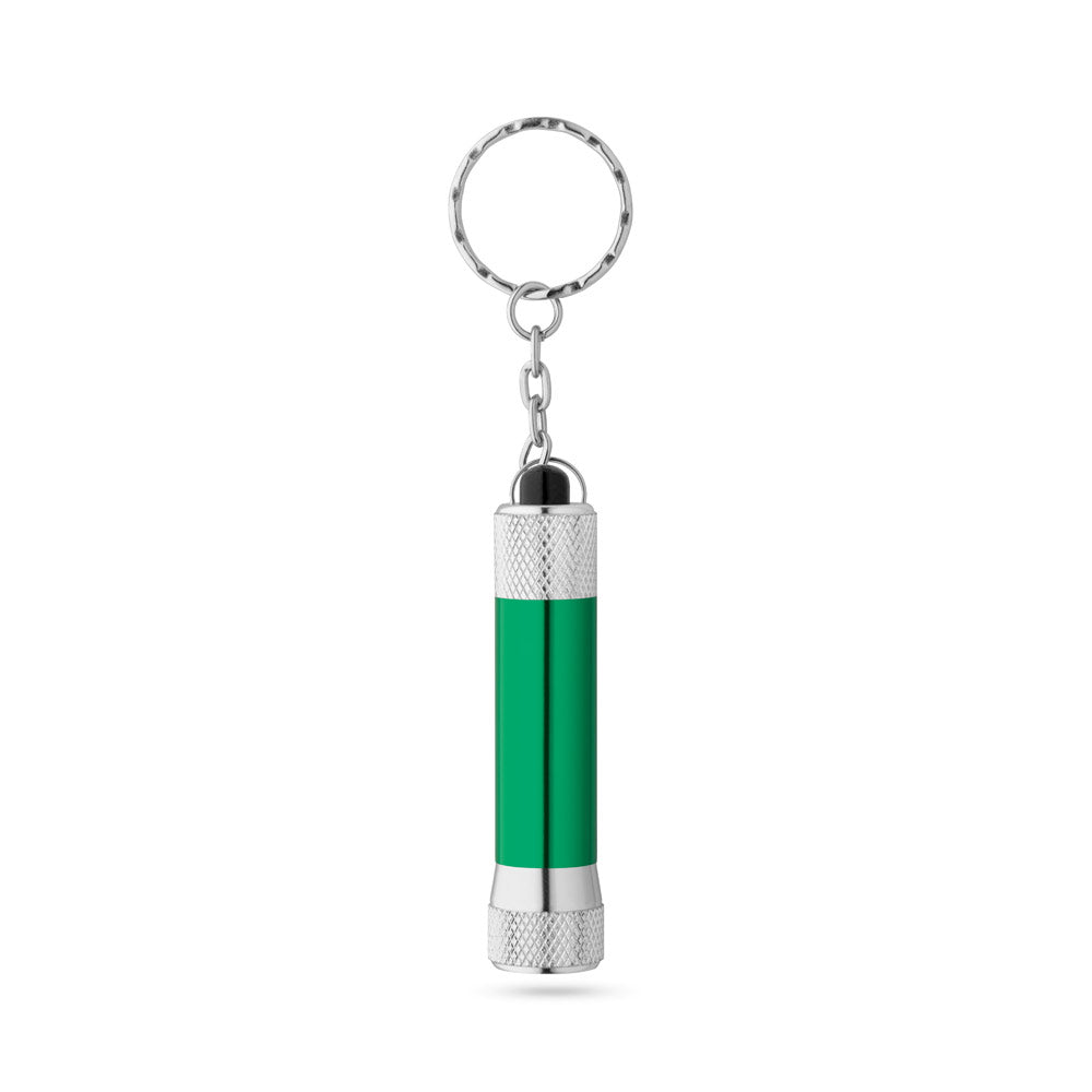Lergan. Aluminium Keyring With A 3 Led Flashlight
