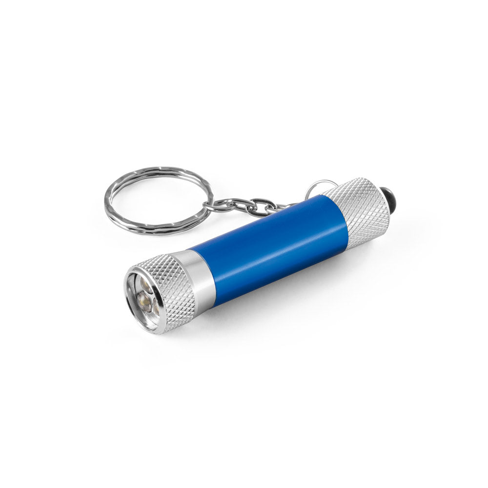 Lergan. Aluminium Keyring With A 3 Led Flashlight