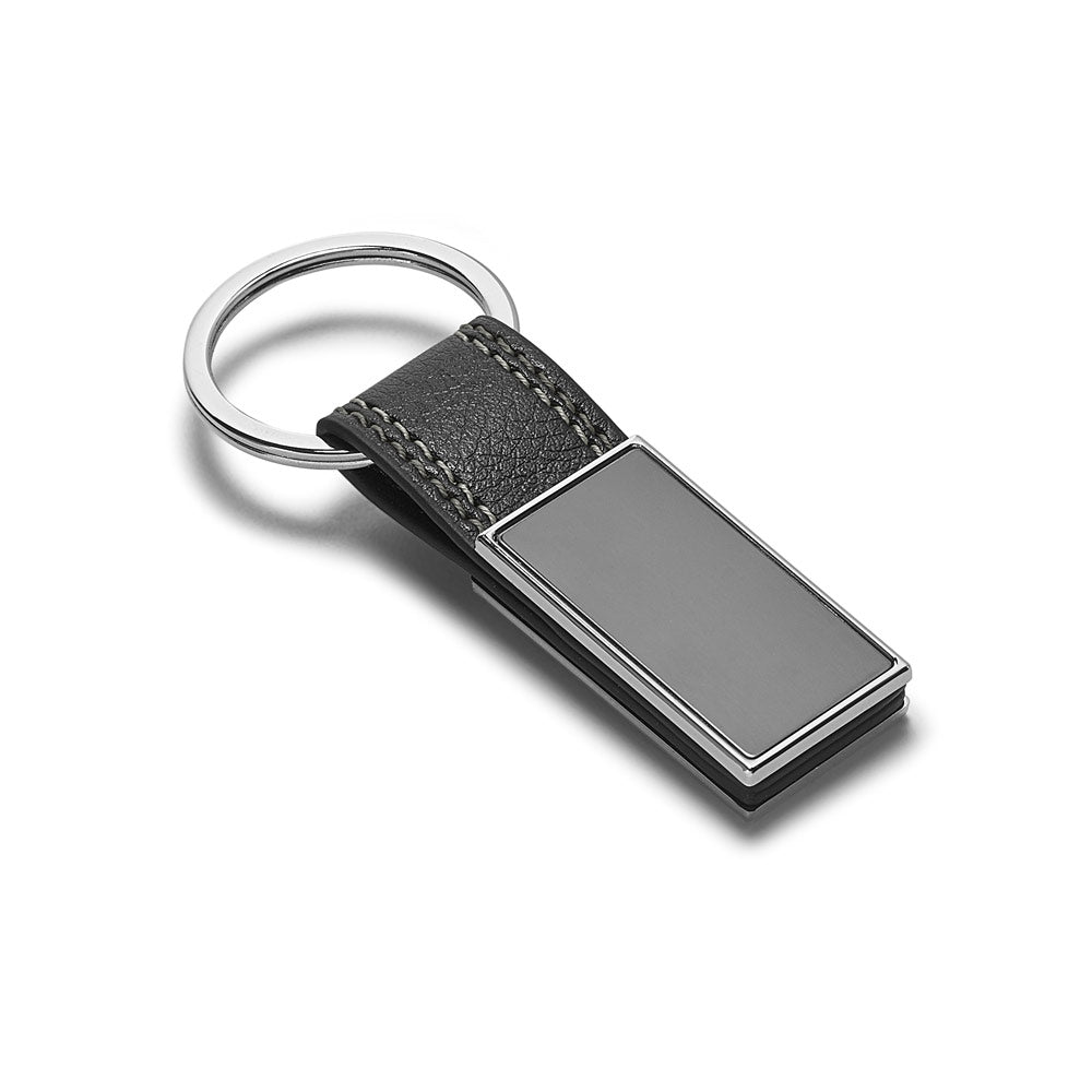 Bale. Metal And Pu Keyring