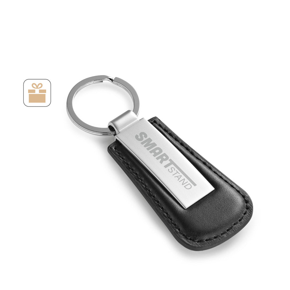 Bachmann. Metal Keyring With Pu Surround