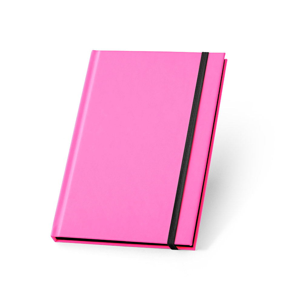Watters. A5 Notebook In Fluorescent Pu With Lined Pages
