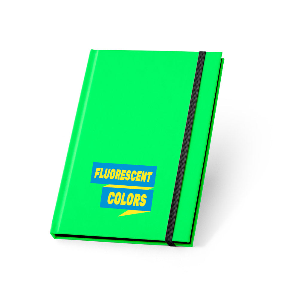 Watters. A5 Notebook In Fluorescent Pu With Lined Pages