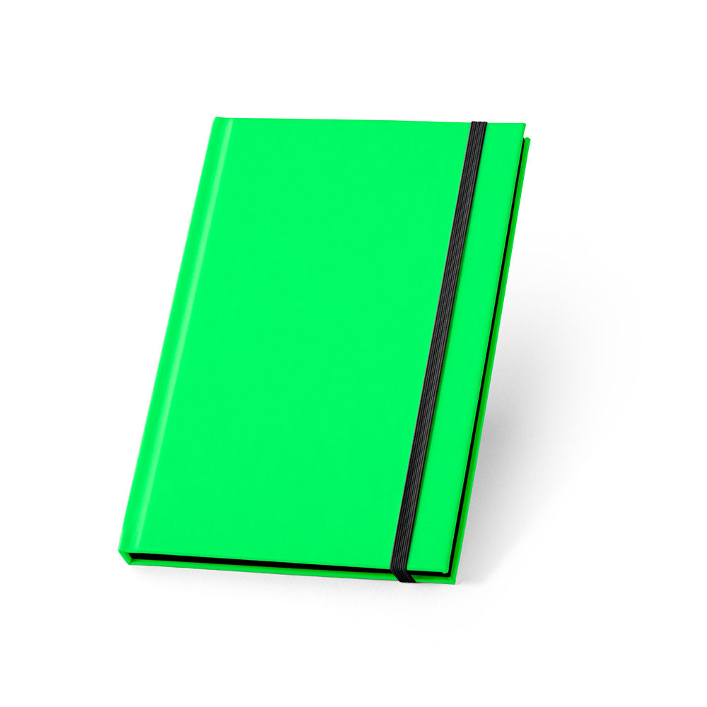 Watters. A5 Notebook In Fluorescent Pu With Lined Pages