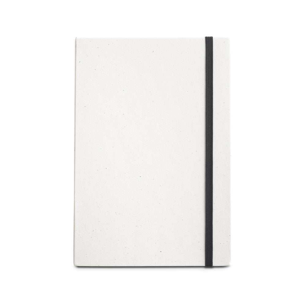 Milky. A5 Notebook With Rigid Cover In 100% Recycled Paper