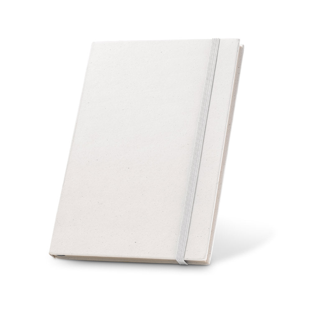 Milky. A5 Notebook With Rigid Cover In 100% Recycled Paper