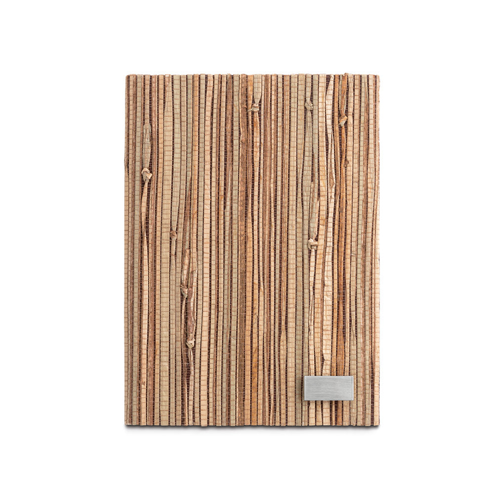Neruda. A5 Notepad With Hardcover Made From Natural Straw Fibres