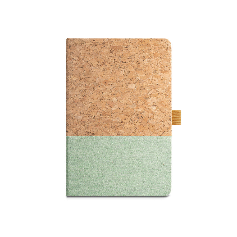 Klee. A5 Notebook In Cork And Linen With Lined Sheets
