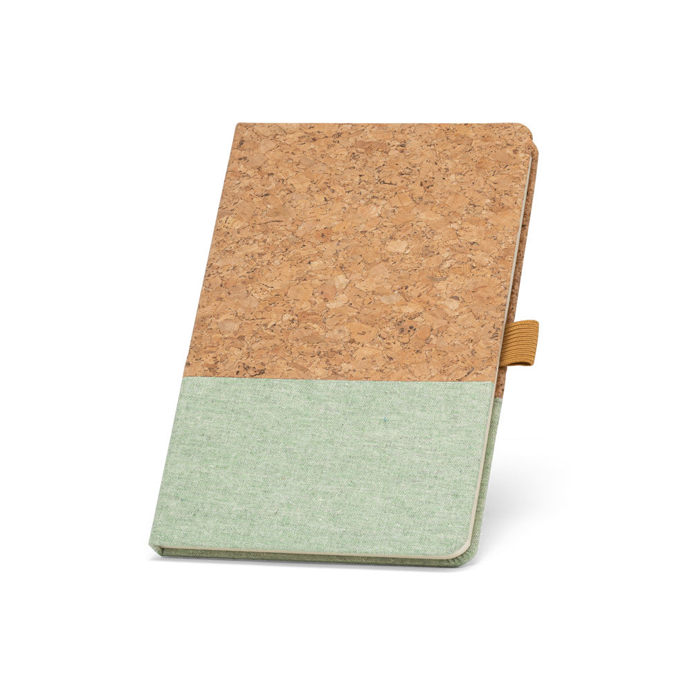Klee. A5 Notebook In Cork And Linen With Lined Sheets