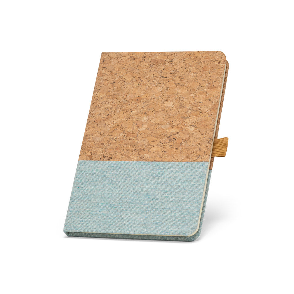 Klee. A5 Notebook In Cork And Linen With Lined Sheets