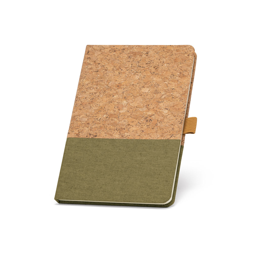 Klee. A5 Notebook In Cork And Linen With Lined Sheets
