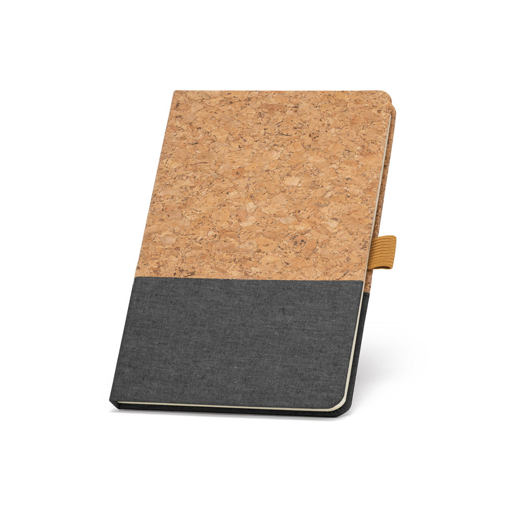 Klee. A5 Notebook In Cork And Linen With Lined Sheets