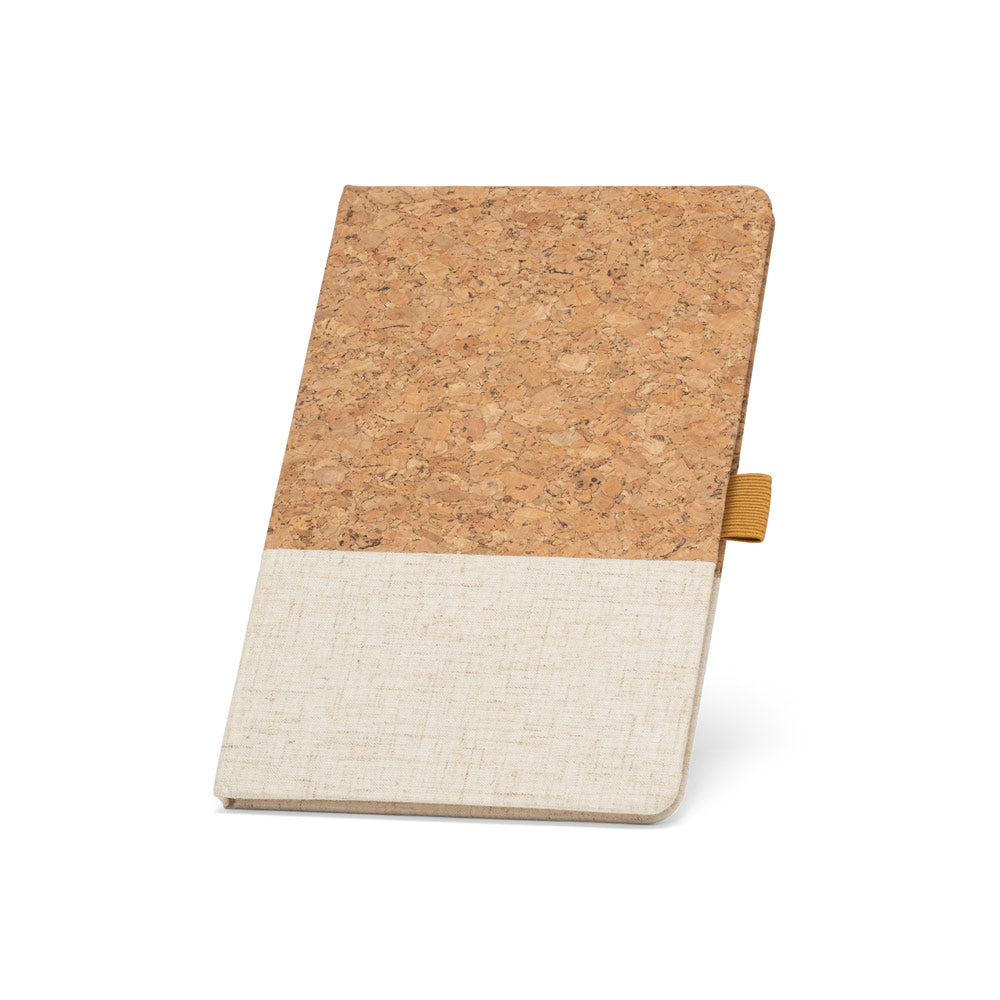 Klee. A5 Notebook In Cork And Linen With Lined Sheets