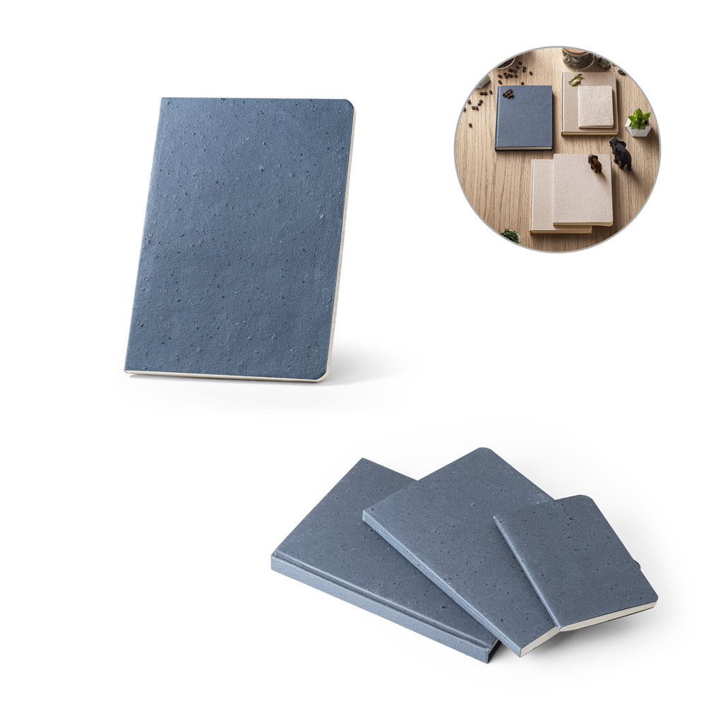 Coffeepad Semi-Rigid. A5 Notepad With Semi-Rigid Cover Made From Coffee Husk Waste (65%)