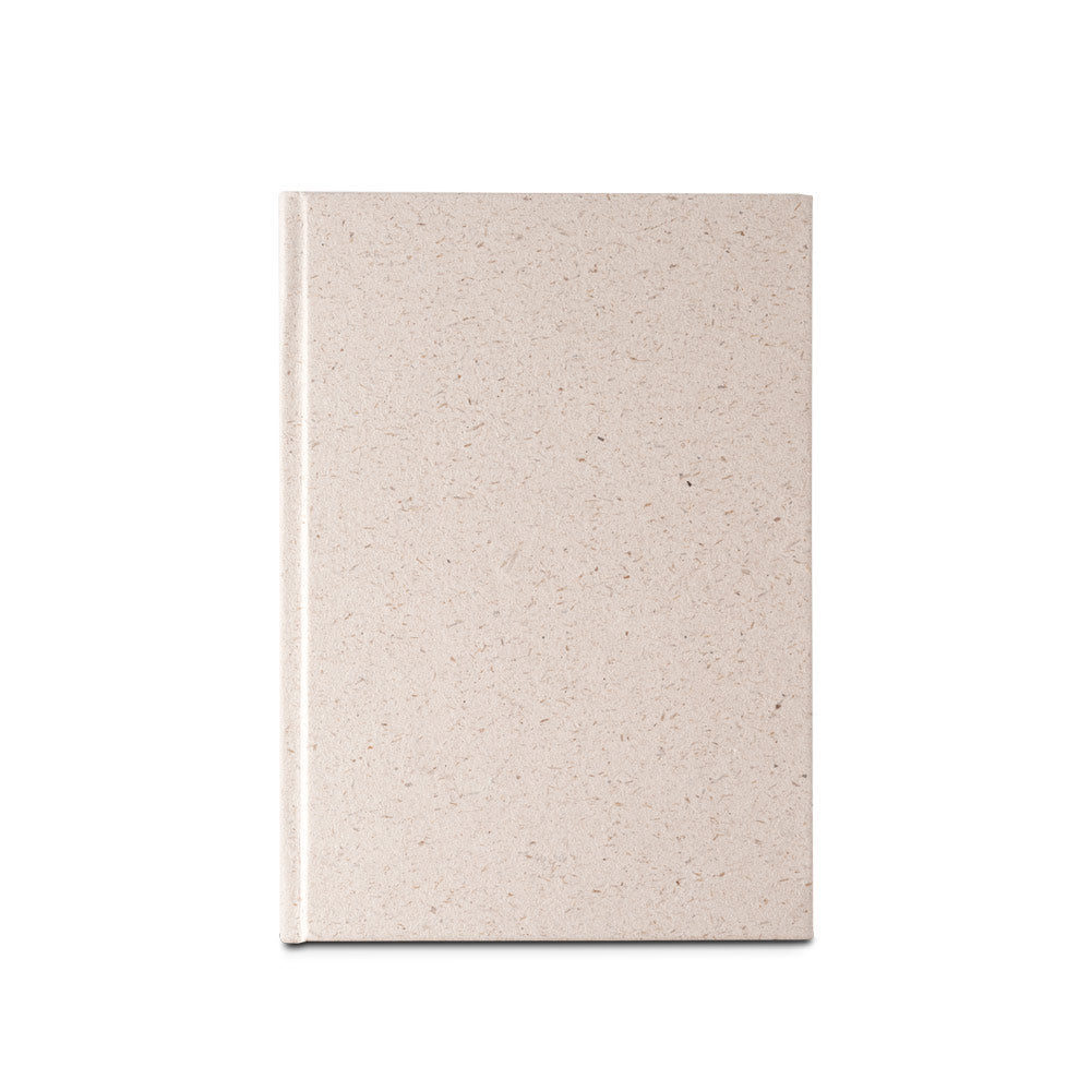 Organic Rigid. A5 Notepad With Hard Cover Made From Organic Elephant Matter (80%)