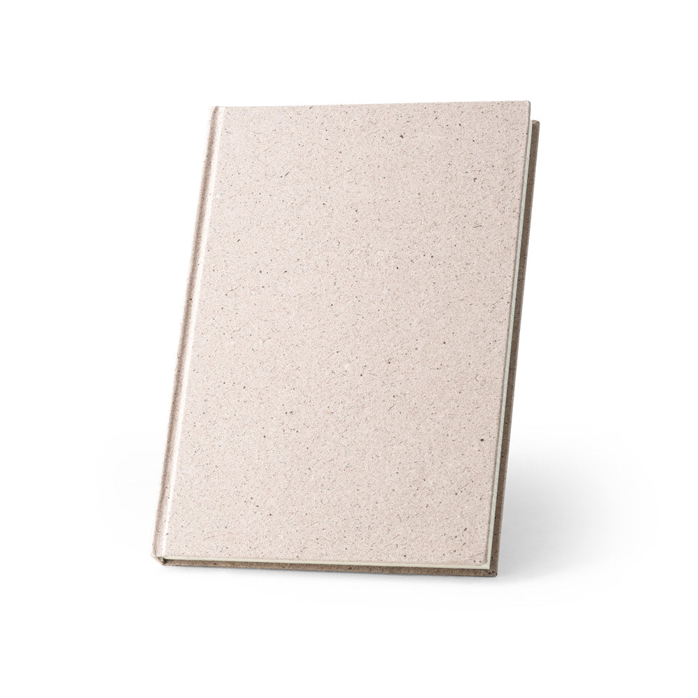 Organic Rigid. A5 Notepad With Hard Cover Made From Organic Elephant Matter (80%)