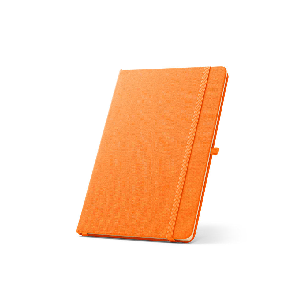 Anne. A5 Notebook In Recycled Polyester (100% Rpet) With Lined Pages