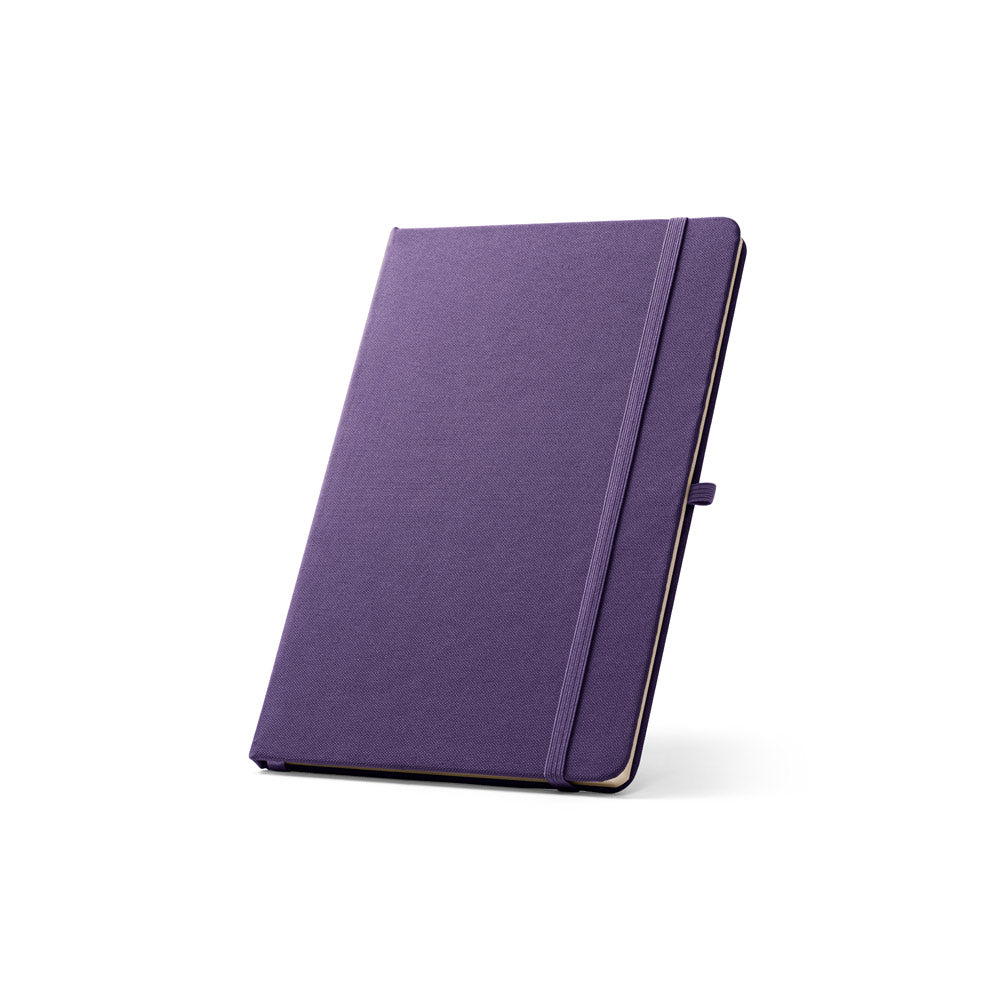 Anne. A5 Notebook In Recycled Polyester (100% Rpet) With Lined Pages
