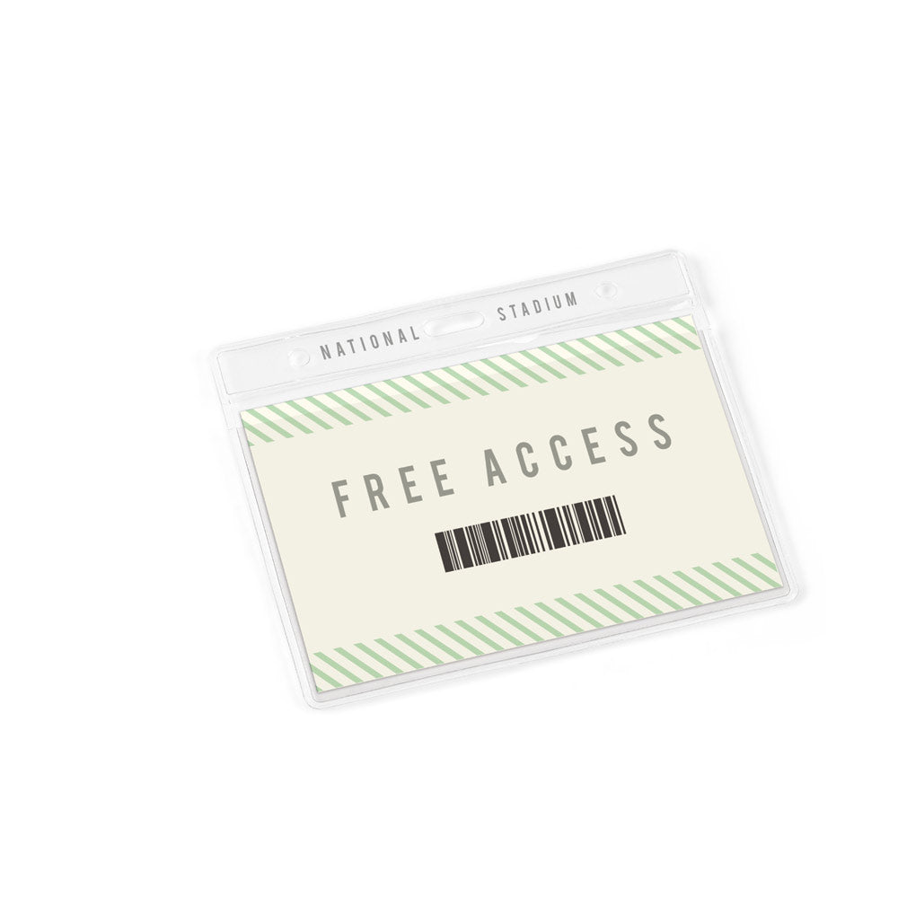 Forsyth. Horizontal Badge Holder In Pvc
