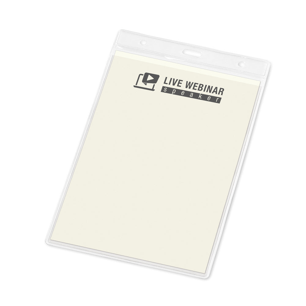 Whitman. Vertical Badge Holder In Pvc